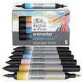 WINSOR & NEWTON™ promarker watercolour™, Themen-Sets, Sky Tones, 6 Marker