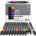 WINSOR & NEWTON™ promarker brush™ 12er Sets, Lebendige Töne