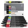 WINSOR & NEWTON™ promarker brush™ 6er Sets, Mitteltöne