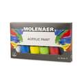 MOLENAER Acrylfarbe 6er-Sets, 6 x 75 ml, Set