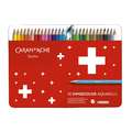 CARAN D'ACHE® SWISSCOLOR Aquarellstifte, Metall-Etuis, 30 Stifte