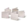 KHADI Handgeschöpftes Künstler-Büttenpapier Karten & Umschlag Set, 8 cm x 8 cm x 5 cm, 210 g/m², mittelrau