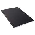 KUNST & PAPIER Zeichenheft, 21 cm x 29,7 cm, DIN A4, 120 g/m², rau, Schwarz