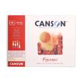 CANSON® Figueras® Öl/Acrylblock, längsseitig geleimt, 18 cm x 24 cm, 290 g/m², strukturiert, Block mit 10 Blatt (1-seitig geleimt)