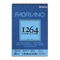 FABRIANO® 1264 Mix-Media Block, 29,7 cm x 42 cm, DIN A3, 300 g/m², rau, Spiralblock mit 30 Blatt