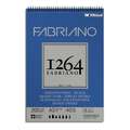 FABRIANO® 1264 Zeichenblock, Black, 29,7 cm x 42 cm, DIN A3, 200 g/m², rau, Spiralblock mit 40 Blatt