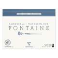 Clairefontaine FONTAINE Aquarellblock Torchon Wolke, 30 cm x 40 cm, 300 g/m², rau, Block (4-seitig geleimt) mit 15 Blatt