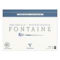 Clairefontaine FONTAINE Aquarellblock Torchon Wolke, 36 cm x 48 cm, 300 g/m², rau, Block (4-seitig geleimt) mit 15 Blatt