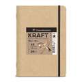 Clairefontaine Kraft Skizzenbuch, geheftet, 14,8 cm x 21 cm, DIN A5, Skizzenbuch, 115 g/m²