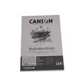 CANSON® Bristol Zeichenblock-Block, DIN A3, 20 Blatt, Block (1-seitig geleimt), fein