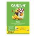 CANSON® Kids Kreativblock, Zeichenpapier, 21 cm x 29,7 cm, DIN A4, 90 g/m²
