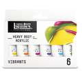 Liquitex® HEAVY BODY Acrylfarbe Sets, Set, Vibrant 6 x 22 ml