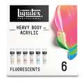 Liquitex® HEAVY BODY Acrylfarbe Sets, Set, Fluo, 6 x 59 ml