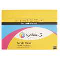 DALER-ROWNEY System3 Acrylmalblock, 42 cm x 59,4 cm, DIN A2, 230 g/m², strukturiert|matt, Block mit 20 Blatt (1-seitig geleimt)