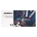 JAXELL® Soft-Pastellkreiden, Etuis, Dunkle Farbtöne Set mit 12 Kreiden
