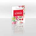 Moulin du Coq Aquarellpapier Le Rouge Block Jumbo, 24 cm x 32 cm, 325 g/m², fein, Block (4-seitig geleimt)