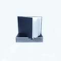 SEAWHITE Black Cloth Skizzenbuch, 21 cm x 29,7 cm, DIN A4, 92 Seiten/ 46 Blatt, 140 g/m², Querformat