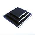 SEAWHITE Black Cloth Skizzenbuch, 14 cm x 14 cm, 190 Seiten/ 95 Blatt, 140 g/m², Quadratisch