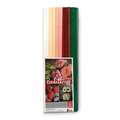 Werola Feinkrepppapier, 10er-Sortimente, Herbstfarben, 50 cm x 200 cm, Bogen Packung