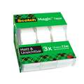 Scotch™ Magic Invisible Klebeband, 3 Abroller + 3 Rollen