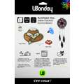 Wonday Schrumpffolie, 3 Blatt, transparent