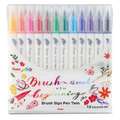 Pentel Brush Sign Pen Twin – 2-in-1 Brushpen im 6er-Etui, 12er-Set