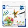 STAEDTLER® triplus® Fineliner-Sets, Set, 0,3 mm, metallgefasste Spitze