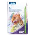 MILAN® TODOCOLOR Aquarellfarbstift-Sets, 12 Stifte, Set