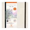 Clairefontaine FONTAINE Aquarellbuch, 21 cm x 21 cm, Skizzenbuch, 300 g/m², Inklusive 12 Postkarten
