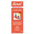 SARAL® Wachsloses Transfer-Papier, farbig, Rot, 5 Bogen je 21,6 cm x 27,9 cm