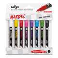 DARWI® MARBEL Universalmarker, 8er-Sets, 2 mm Spitze, Kräftige Farben