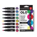 OLO™ Pinselmarker, 8er-Sets, Set, Vibrant