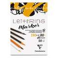 Clairefontaine Lettering Marker Block, 190 g/m², A5, 20 Blatt