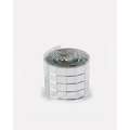 folia® Spiegelsteine Rollen, Silber, 10 x 10 mm Steine