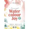 Hahnemühle Concept Watercolour Joy, Aquarellblock, 14,8 cm x 21 cm, DIN A5, Block (1-seitig geleimt), 300 g/m²