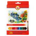 KOH-I-NOOR Aquarell Schul-Farbstifte „Fisch“, 36 Stifte, Set