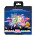 STAEDTLER pigment big brush pen im Set, Pastel Colours, 10er-Pckg., Pinselspitze