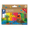 STAEDTLER® Noris® jumbo, Plastilin-Knete 6er-Sets, Standardfarben, Set, 12 Farben