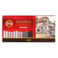 KOH-I-NOOR GIOCONDA Pastellkreide, Brauntöne und Grautöne 12er Set, 12er Set Grautöne, Set