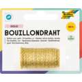 folia® Bouillondraht, Gold, aus Messing hergestellt