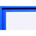 effect® Schattenfugenrahmen 96, Neonblau, 80 cm x 100 cm