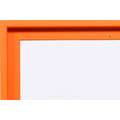 effect® Schattenfugenrahmen 96, Neonorange, 80 cm x 100 cm
