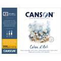 CANSON® Coton d’Art Aquarellblock Feinkorn, rundum geleimt, 31 cm x 41 cm, fein, 300 g/m²