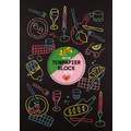 folia® Tonpapierblock Schwarz, 10 Blatt, 29,7 cm x 42 cm, DIN A3, 130 g/m²