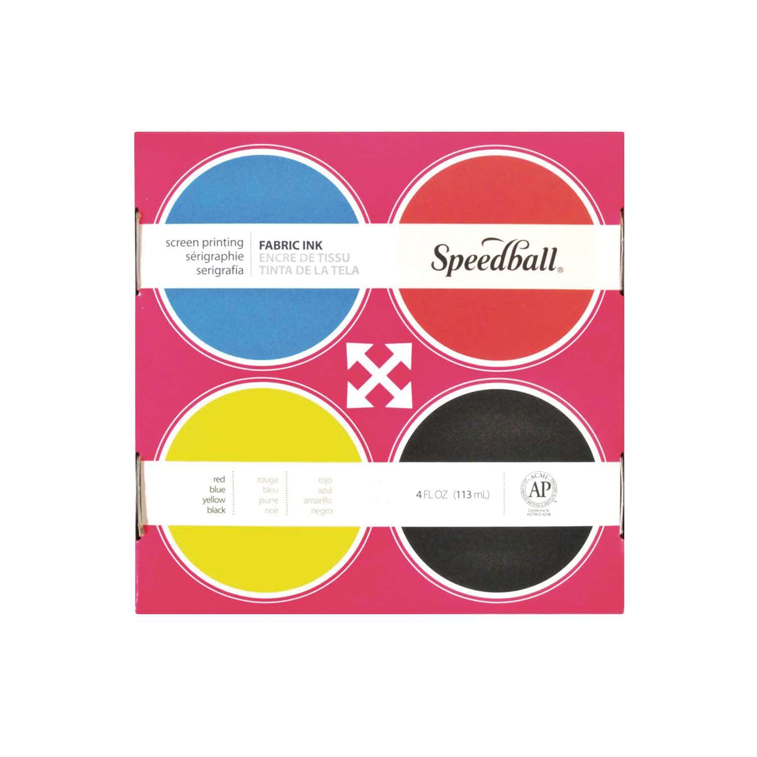 Speedball® Siebdruck-Textilfarben Basic-Set