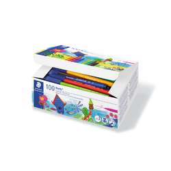 STAEDTLER® Noris® Fasermaler 100er-Großpackung