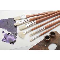 WINSOR & NEWTON™ Artists‘ Ölpinsel, synthetische Schweineborste, rund