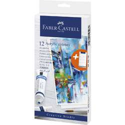 FABER-CASTELL Acrylfarben 12er-Set