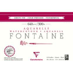 Clairefontaine Aquarellpapier FONTAINE 640 g/m²