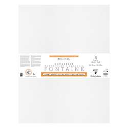 Clairefontaine Aquarellpapier FONTAINE Extra White, satiniert